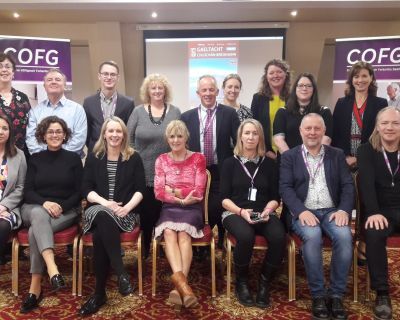 Roinnt baill ó Chumann na nOifigeach Forbartha Gaeilge ag Oireachtas na Gaeilge 2019